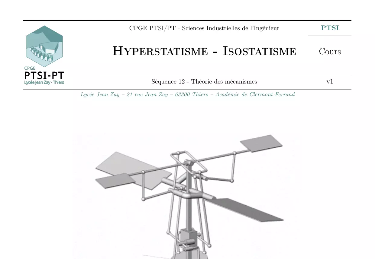 Théorie des mécanismes