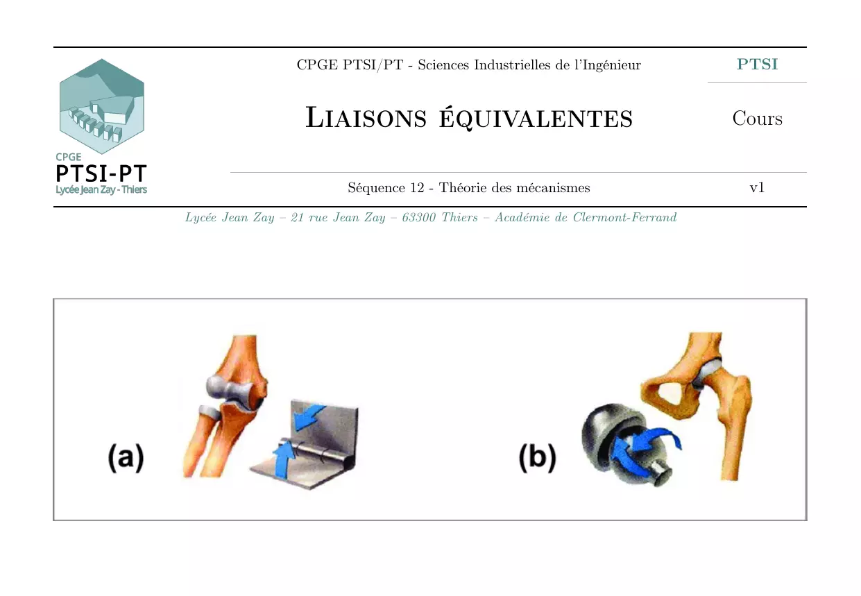 Liaisons équivalentes