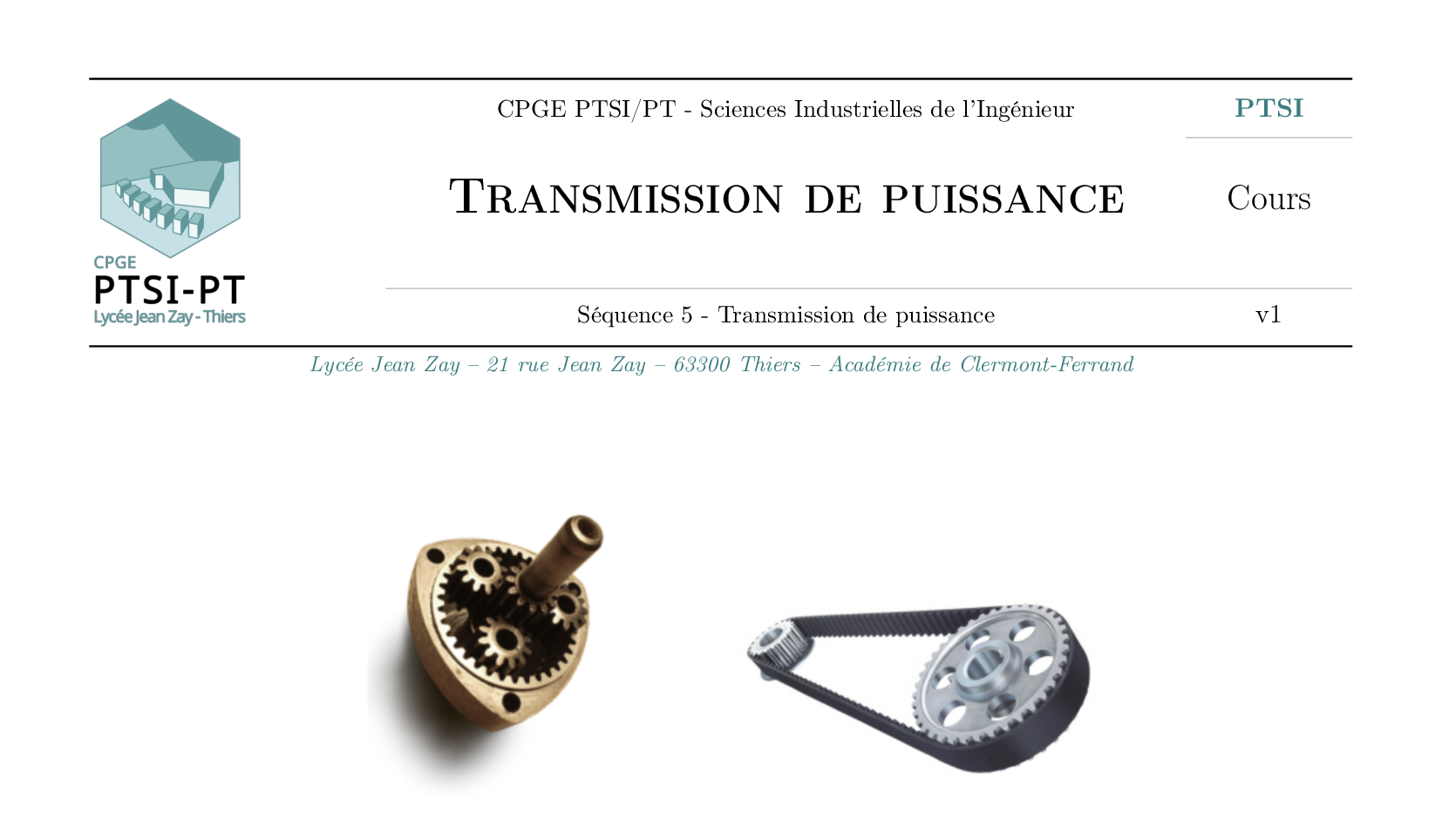 Transmission de puissance