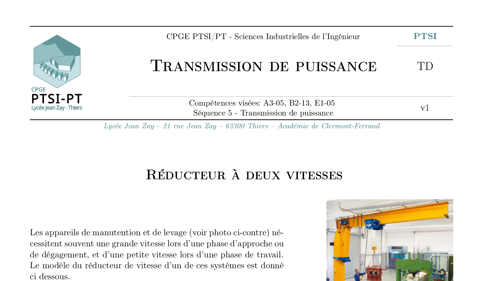 Réducteur à deux vitesses